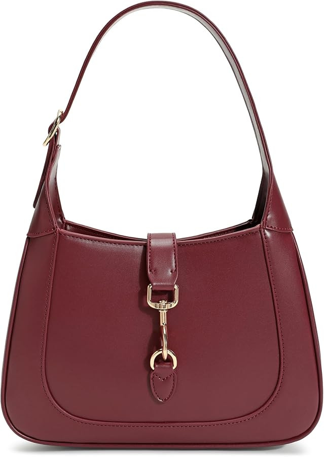 Keyli Vegan Leather Shoulder Bag for Women Small Shoulder Purses Top Handle Handbags with Adjusta... | Amazon (US)