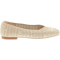 Vivaia Flats: Ivory Tweed Pattern Shoes - Size 40 | ThredUp (US)