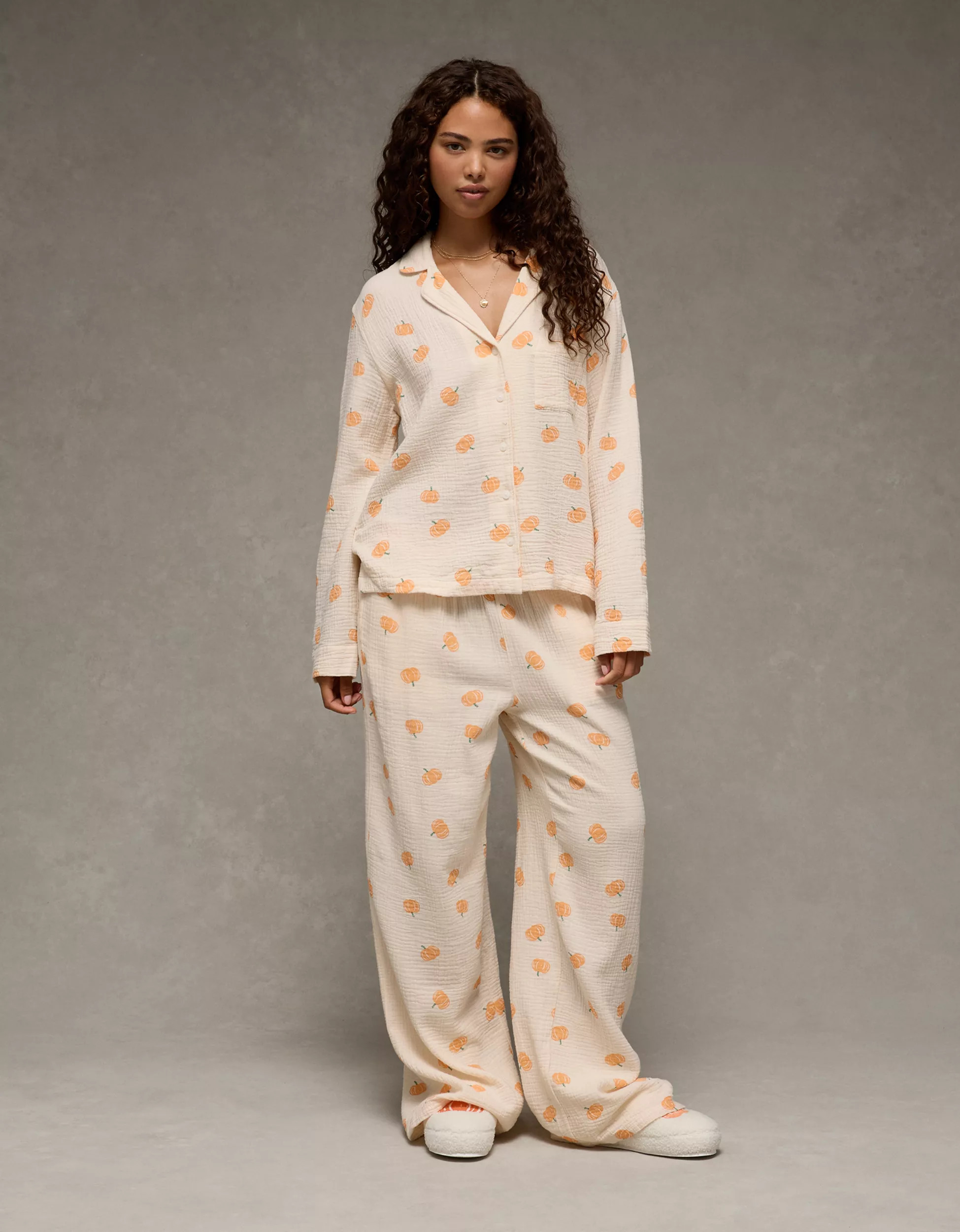 AE Halloween Cotton Gauze PJ Set | American Eagle Outfitters (US & CA)