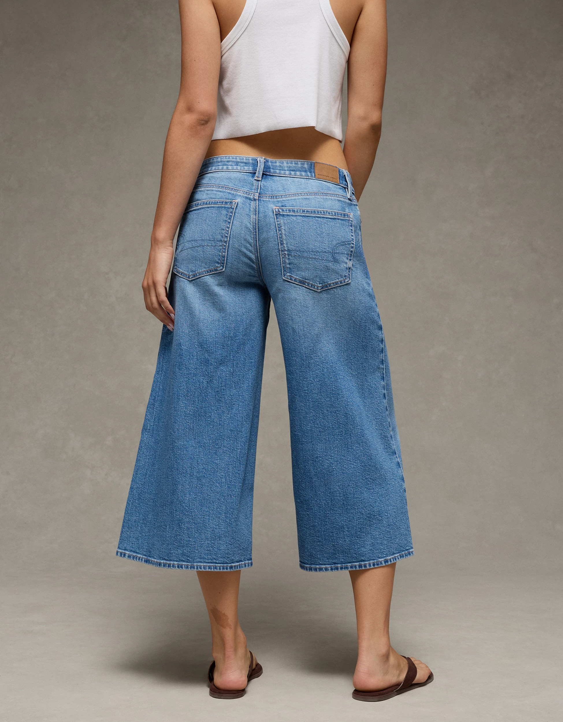 AE Mid-Rise Culotte Jean | American Eagle Outfitters (US & CA)