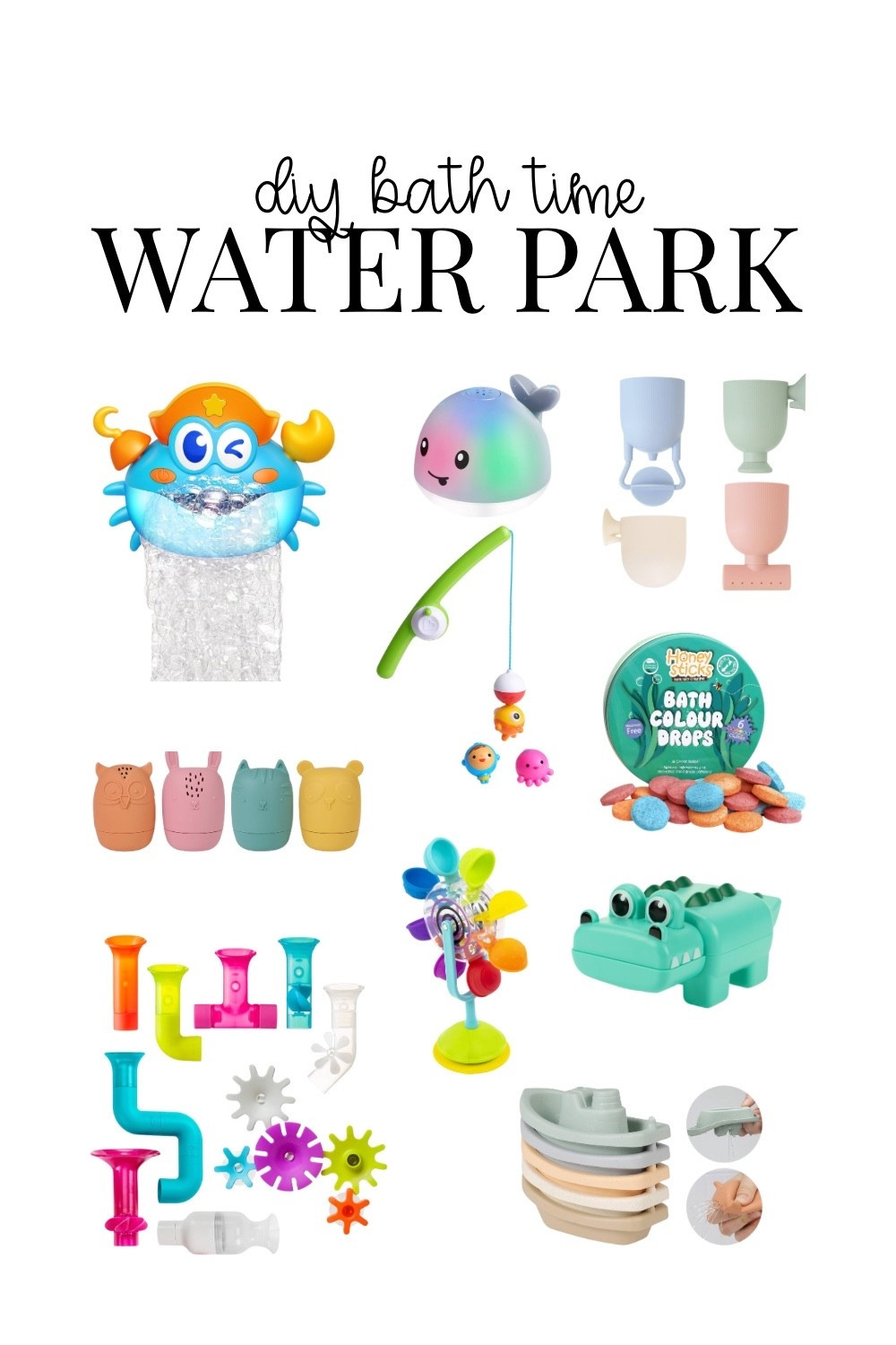 diy bath time water park for babies & toddlers! bath toys for babies & toddlers 

#LTKBaby #LTKFamily #LTKKids
