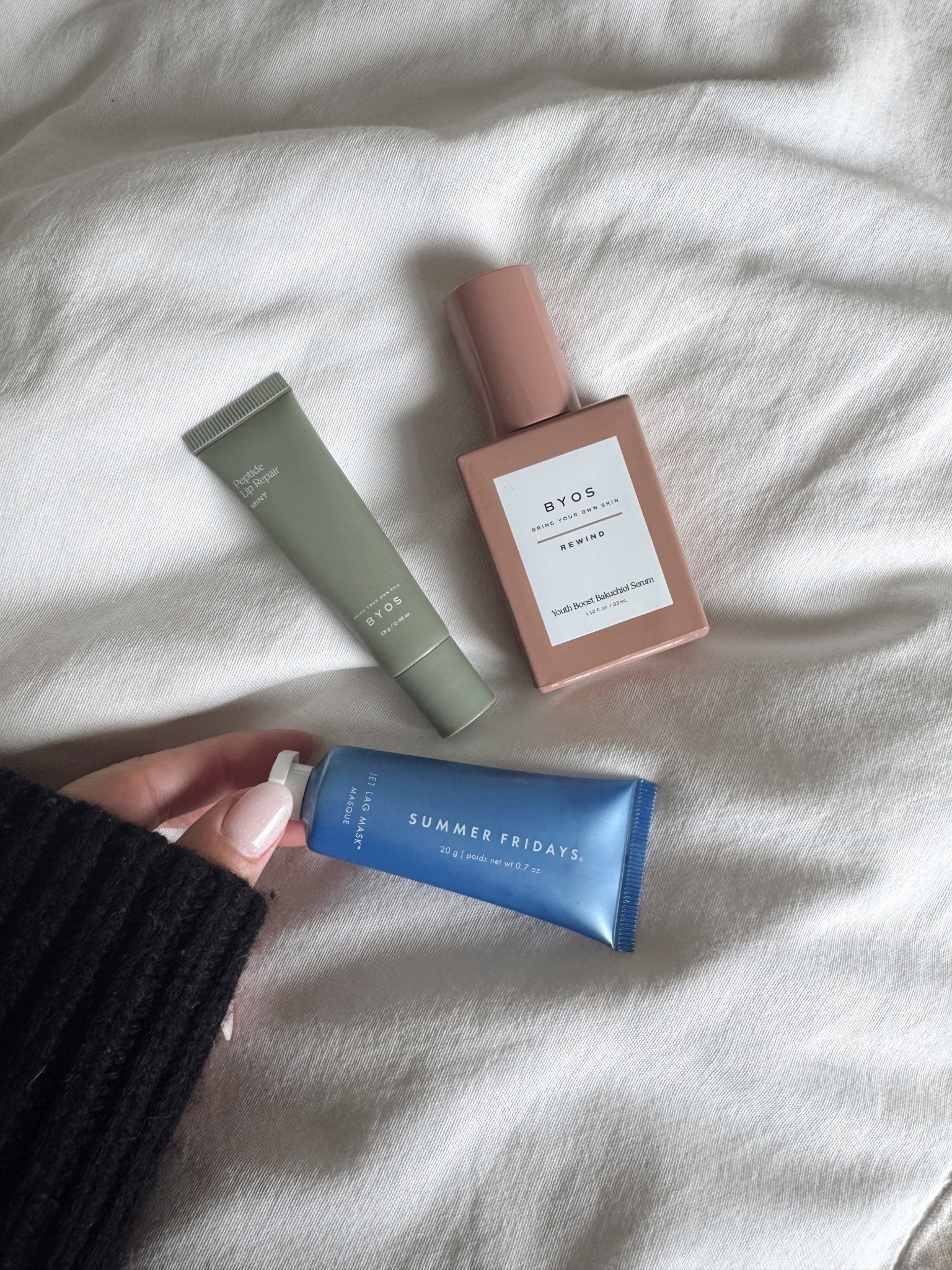 For ultra hydration: BYOS Rewind Serum, Summer Fridays Jet Lag Mask, and BYOS Lip Repair 🤌🏼

#LTKBeauty #LTKFindsUnder50 #LTKFindsUnder100