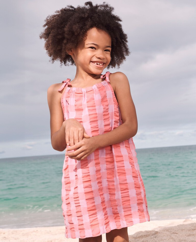 Gingham Seersucker Pillowcase Dress | Hanna Andersson