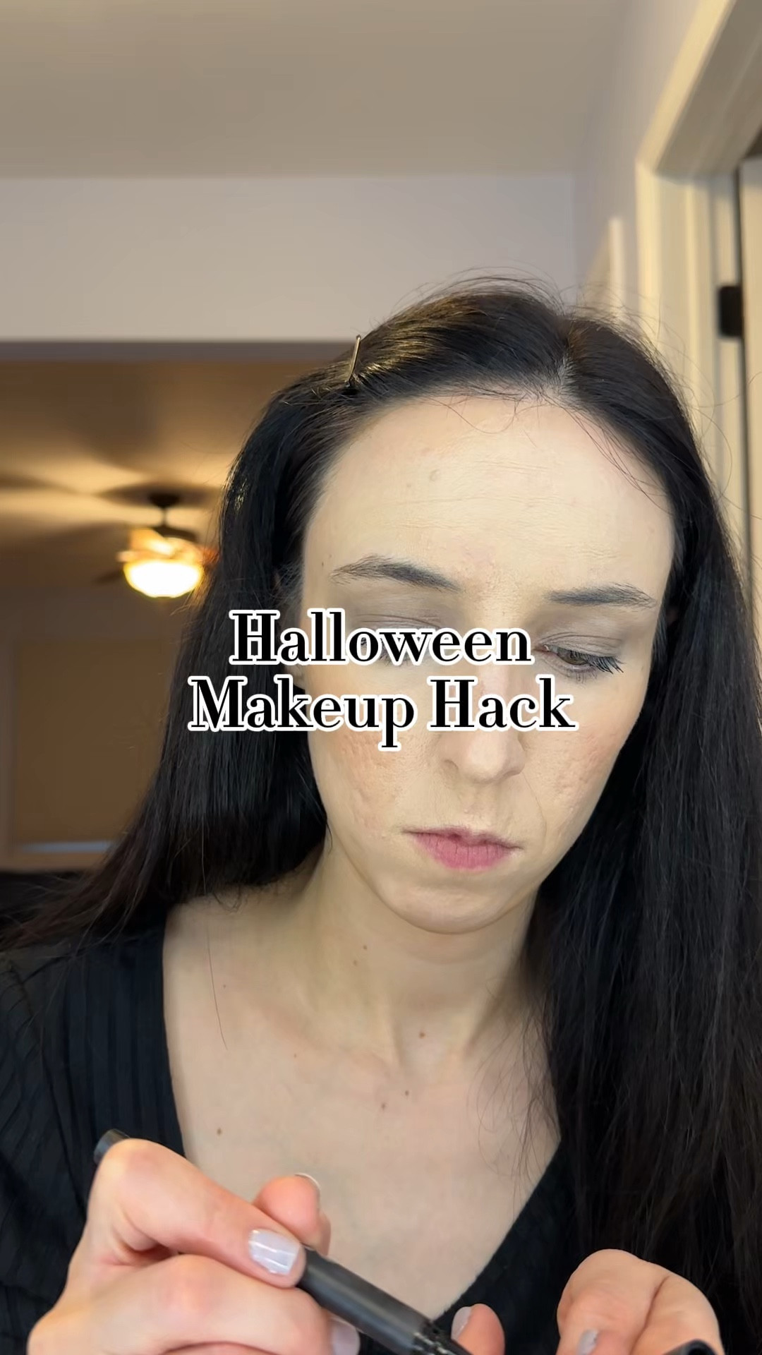 🕷️✨ This easy Halloween hack using toothpicks to create the perfect spiderweb is a game-changer! 🖤 Added the final touch to my witch costume, and I’m obsessed! Who’s ready for spooky season? 🎃👻 #HalloweenMakeupHack #SpiderwebMakeup #WitchVibes #SpookySeason #DIYHalloween #EyelinerHacks 

#LTKHalloween #LTKBeauty #LTKStyleTip