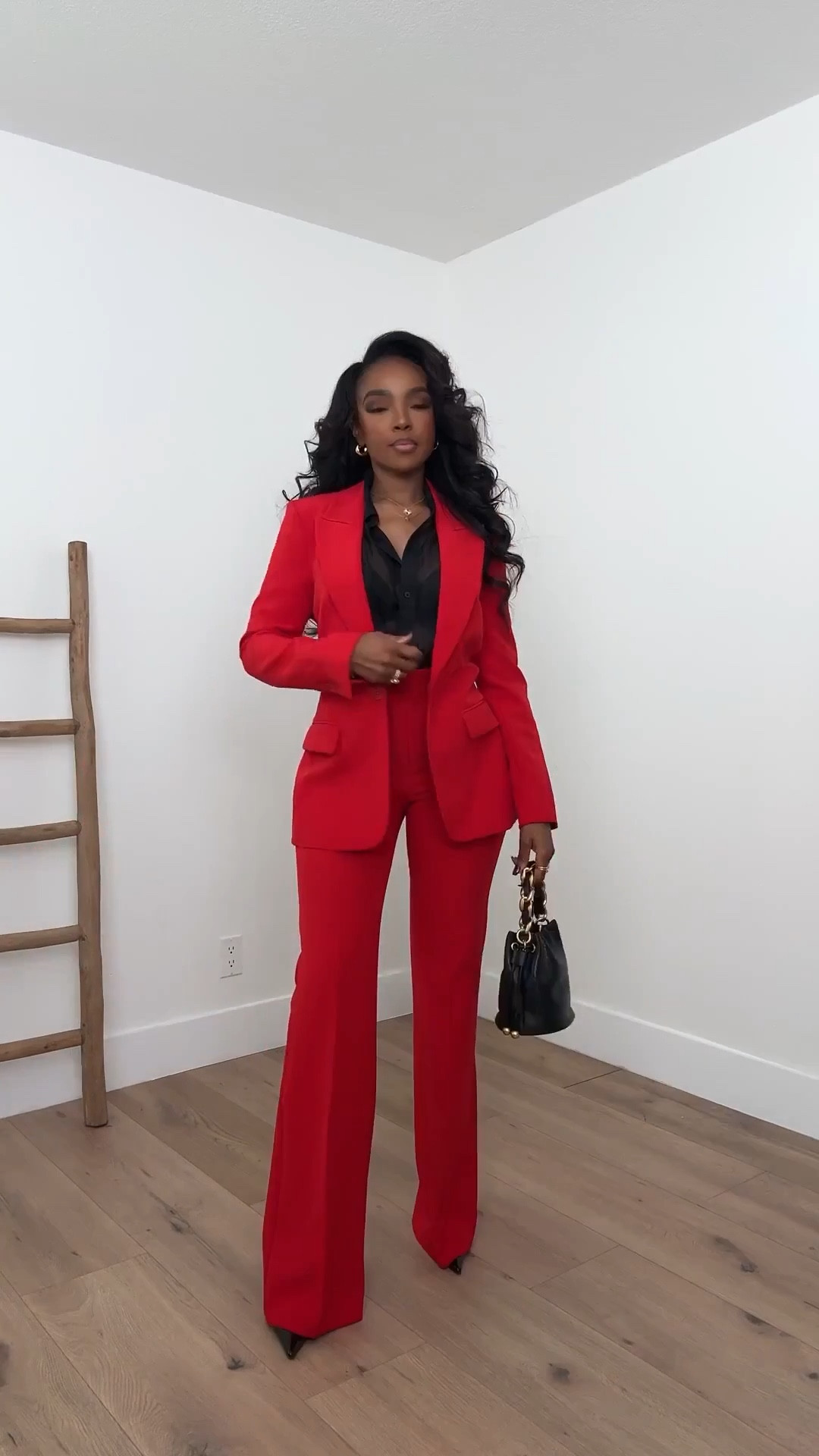 Scroll to shop this bold power suit moment featuring a tailored red blazer and matching wide-leg trousers styled with a classic black blouse for a striking, confident look. A statement suit like this is a long-term wardrobe piece you can style multiple ways, making the cost per wear drop while staying perfect for business casual workwear, spring outfits 2026, and polished date night outfits.

Perfect for work meetings, networking events, business casual offices, dinners, or elevated night-out looks.

5'4" | 138 lbs | 34D bust | 27" waist | 40" hips



#LTKdayinmylife #LTKvlog #LTKgrwm