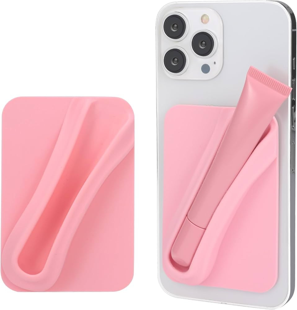 Lip Gloss Phone Case Holder, Protective Lip Gloss Case with Adhesive Holder for Most Phone Models... | Amazon (US)