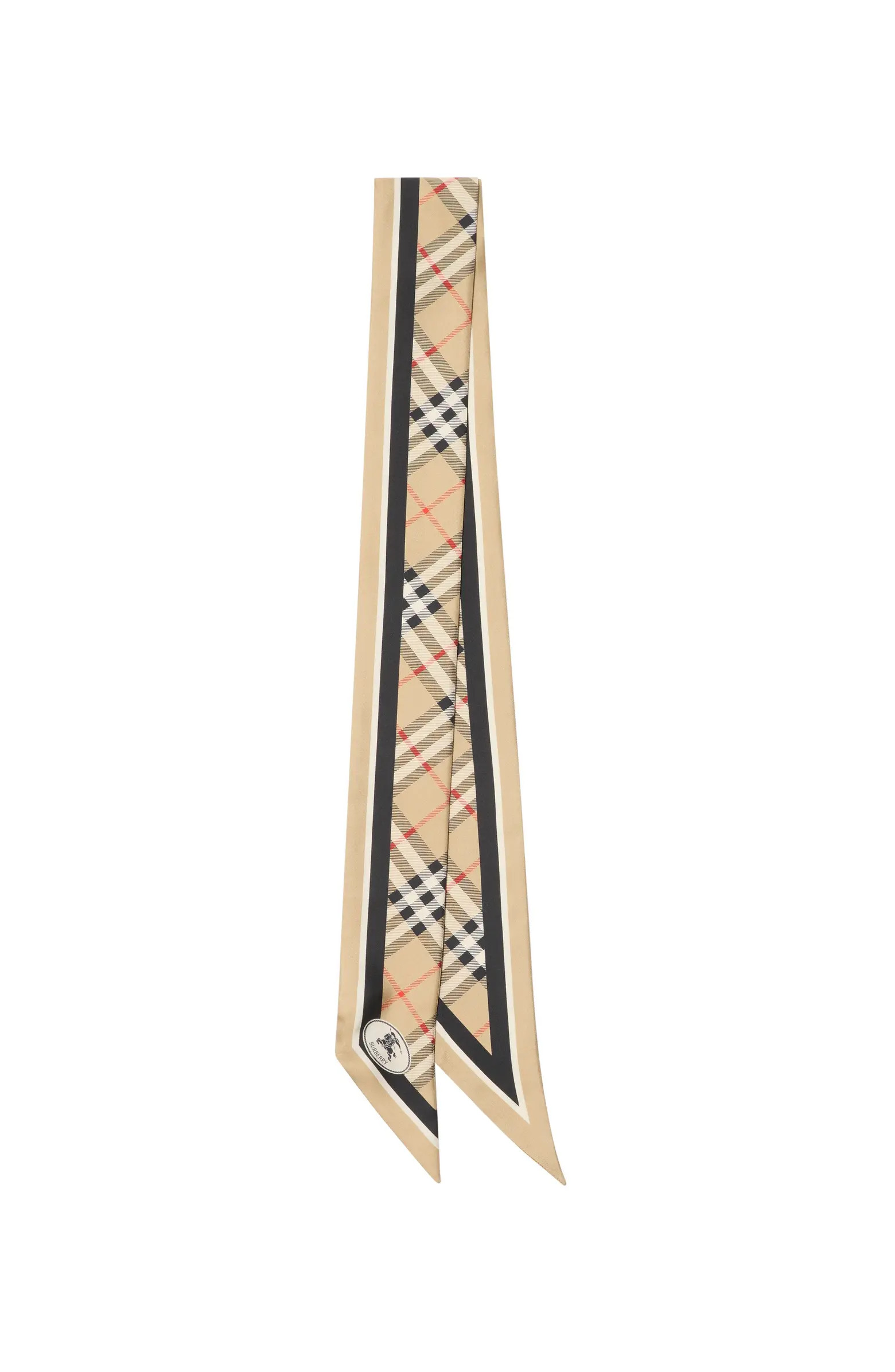 Burberry Skinny Check Silk Scarf | Nordstrom | Nordstrom