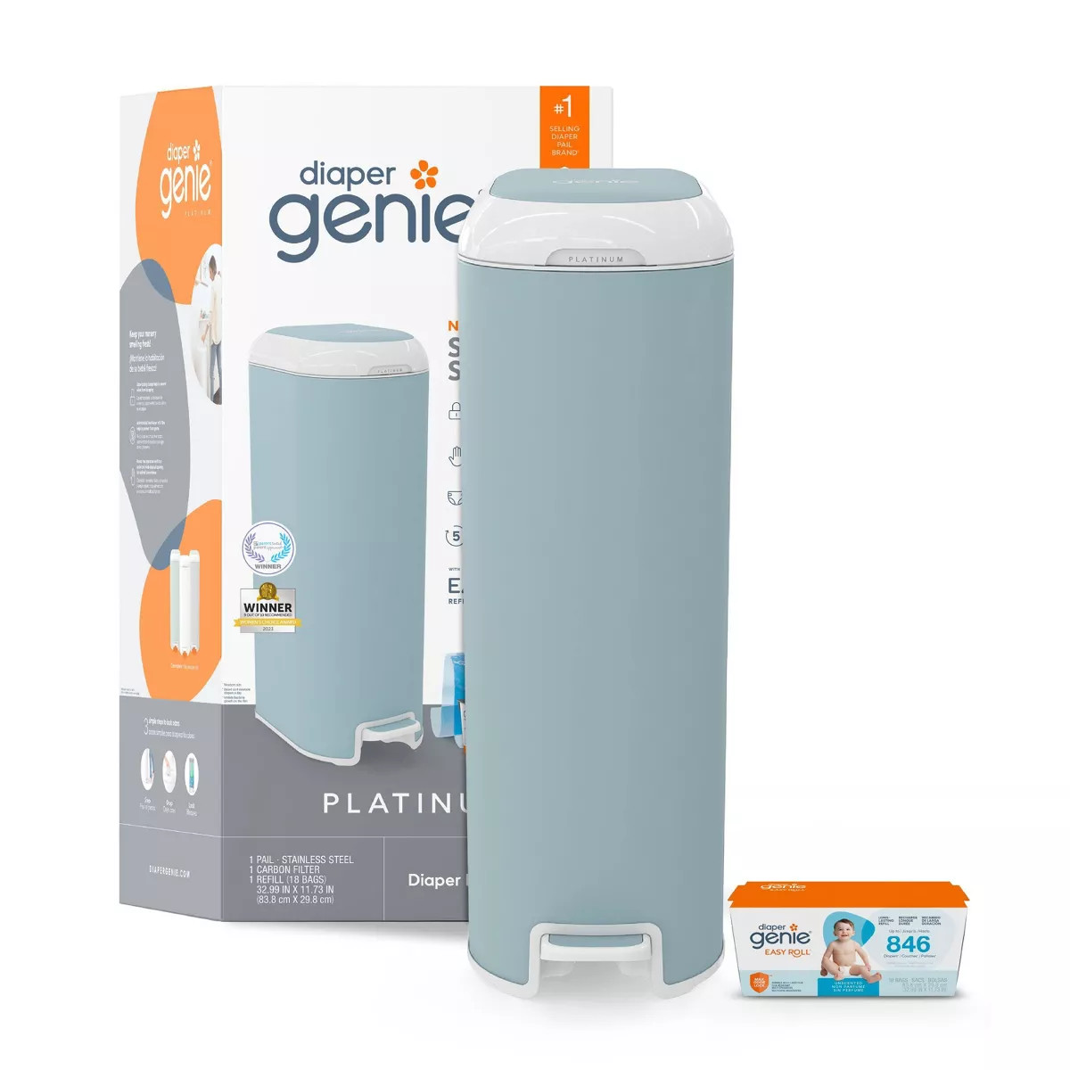 Diaper Genie Platinum Pail | Target