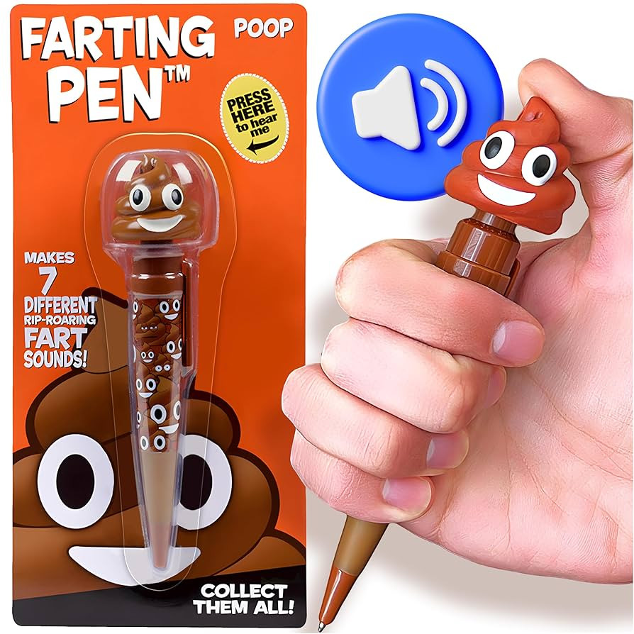 Farting Poop Pen with Multiple Funny Sounds - Perfect Halloween Games & Novelty Gift for Teens, K... | Amazon (US)