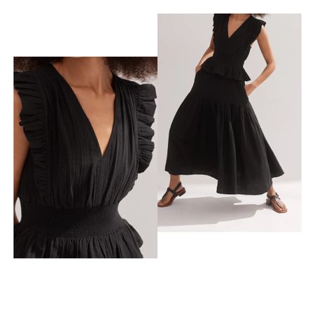 Black gauze maxi dress

#LTKStyleTip #LTKSeasonal #LTKOver40