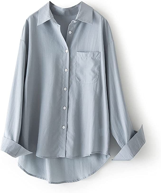Women's Commuter Shirts Outdoor Casual Comfortable Versatile Single Breasted | Amazon (US)