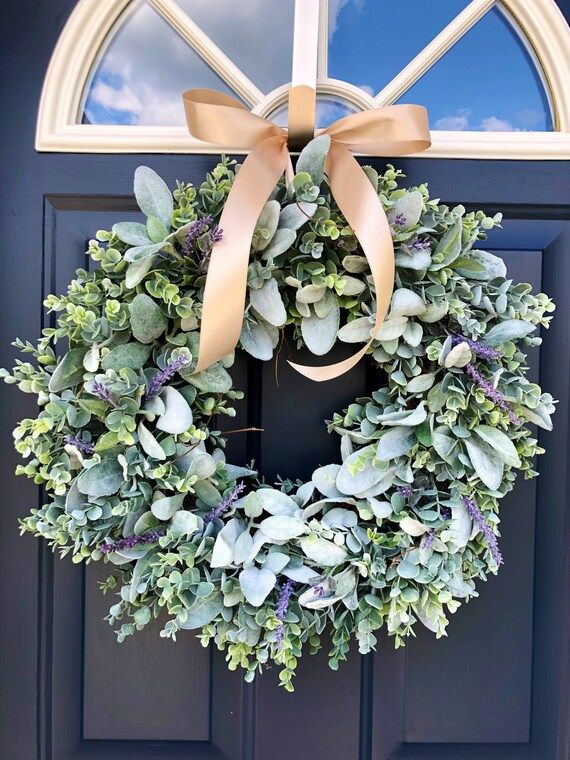 Lavender Wreath Spring Summer All Season Wreath Wedding | Etsy | Etsy (US)
