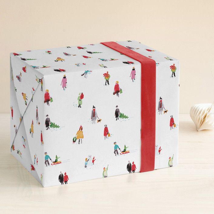 Holiday Hustle Wrapping Paper | Minted