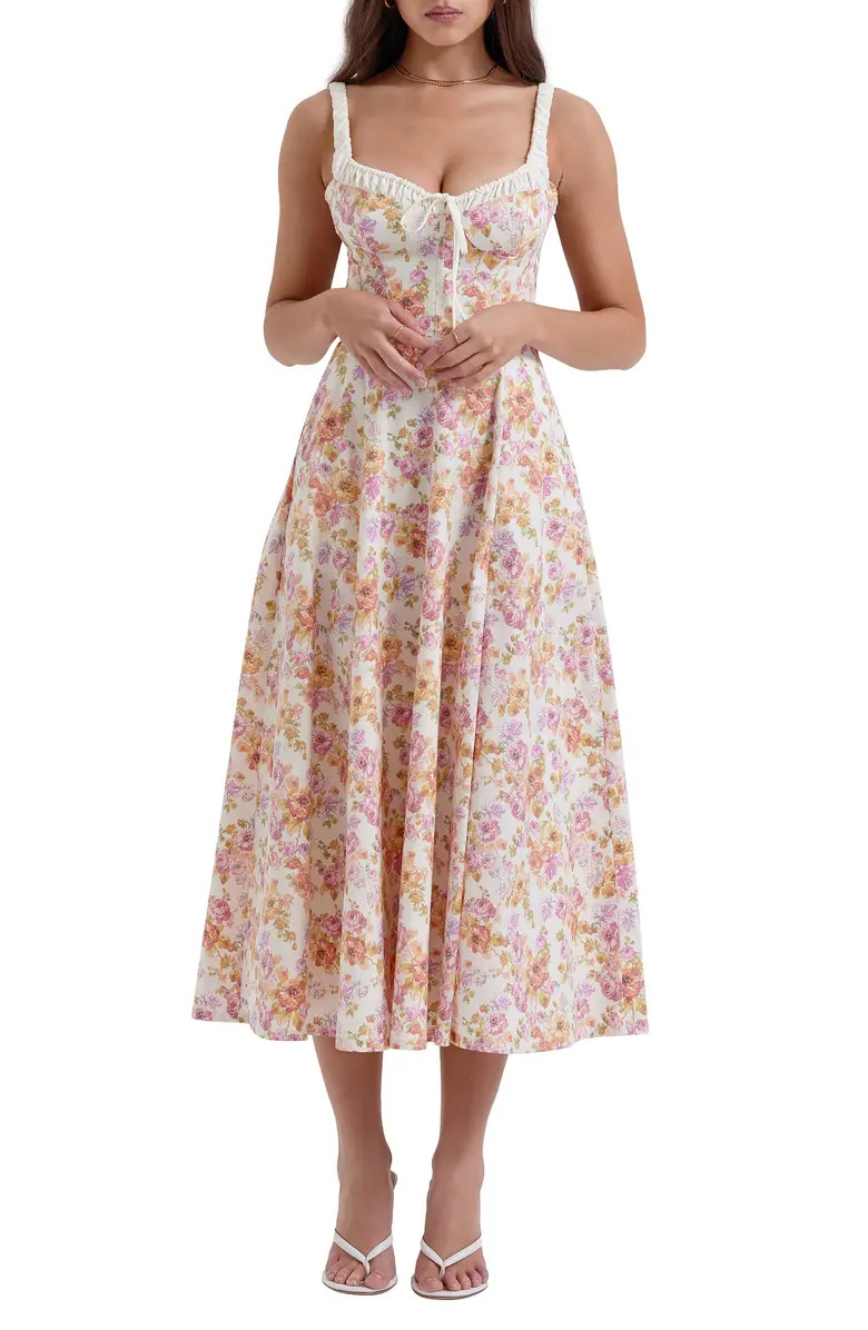 Sabrina Corset Fit & Flare Dress | Nordstrom