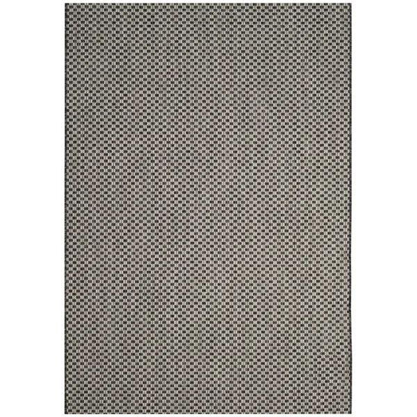 Safavieh Indoor / Outdoor Courtyard Black / Light Grey Rug (3' x 5') | Bed Bath & Beyond