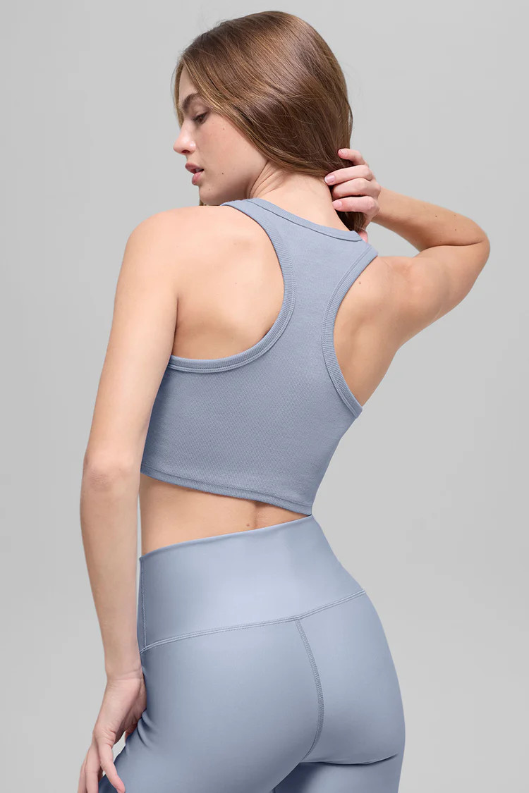 Aspire Tank - Gravel/White | Alo Yoga