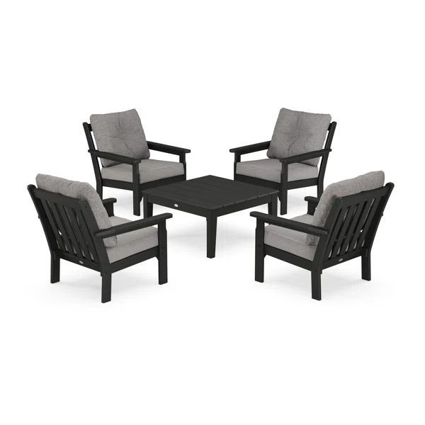 Vineyard 4 - Person Seating Group with Cushions (Set of 5) | Wayfair Professional