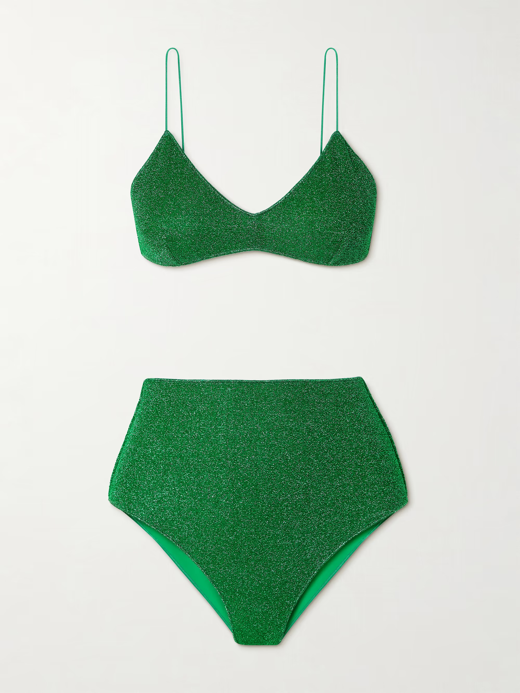 Lumière metallic bikini | NET-A-PORTER (US)
