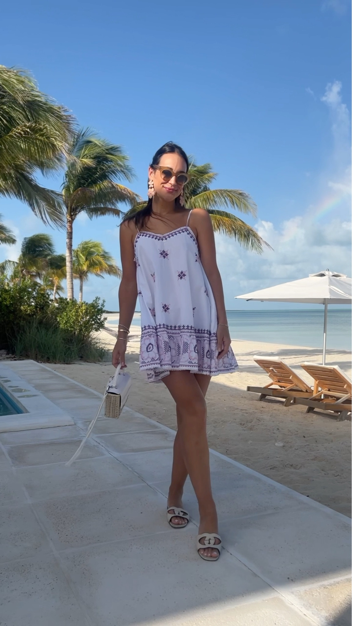 Mini dress is from love the label nyc!