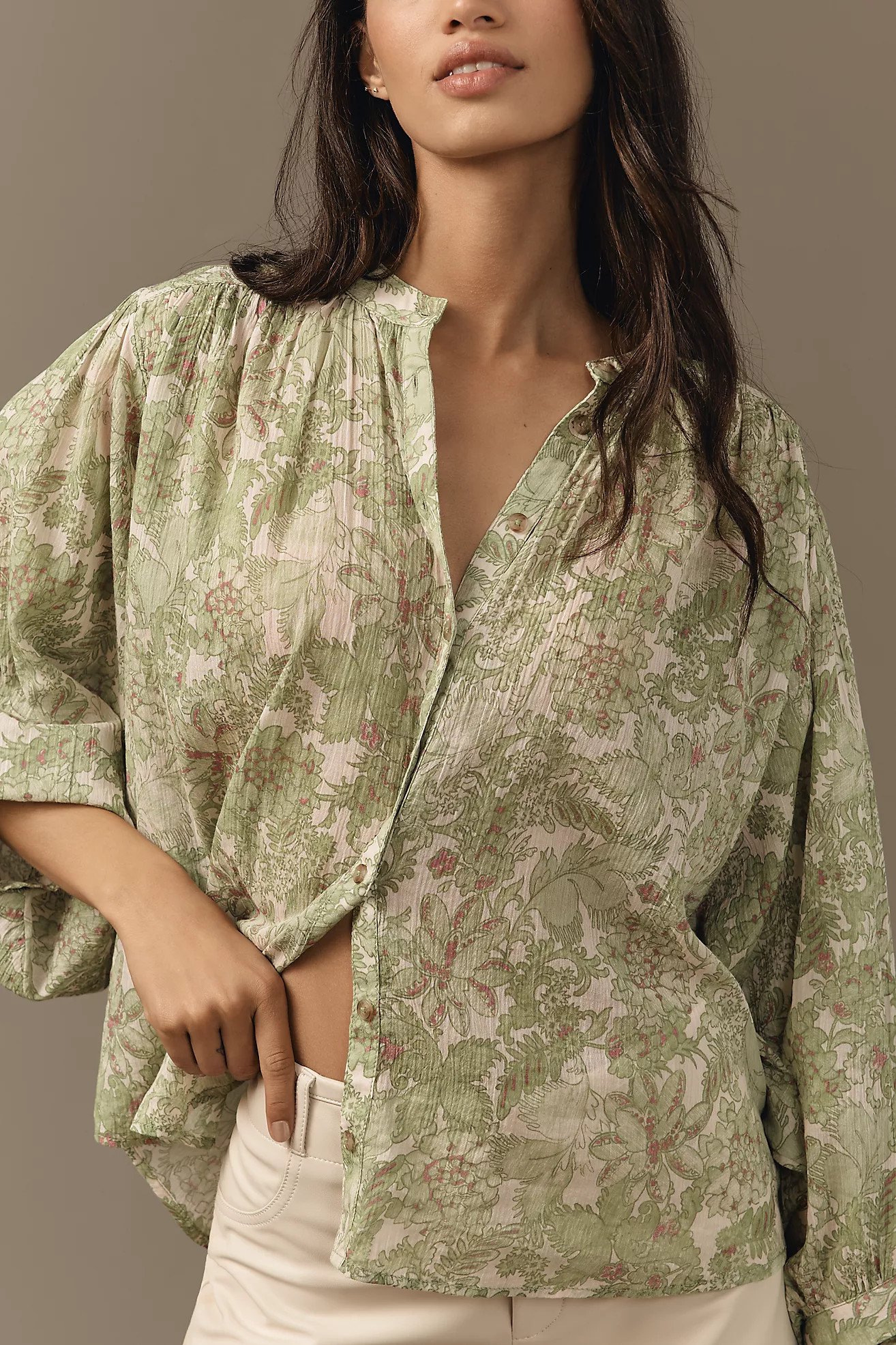 The Sidney Batwing Blouse by Pilcro | Anthropologie (US)