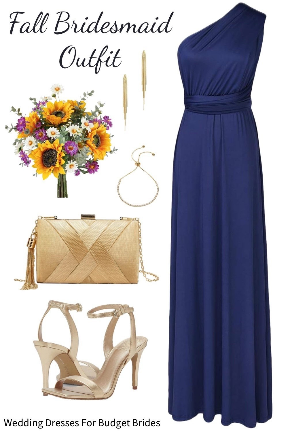 Feel beautiful in this navy blue long bridesmaid dress with pretty accessories. This convertible gown could also work as a versatile wedding guest dress.

All from Amazon and perfect for an early fall wedding. 

#LTKWedding #LTKSeasonal #LTKStyleTip