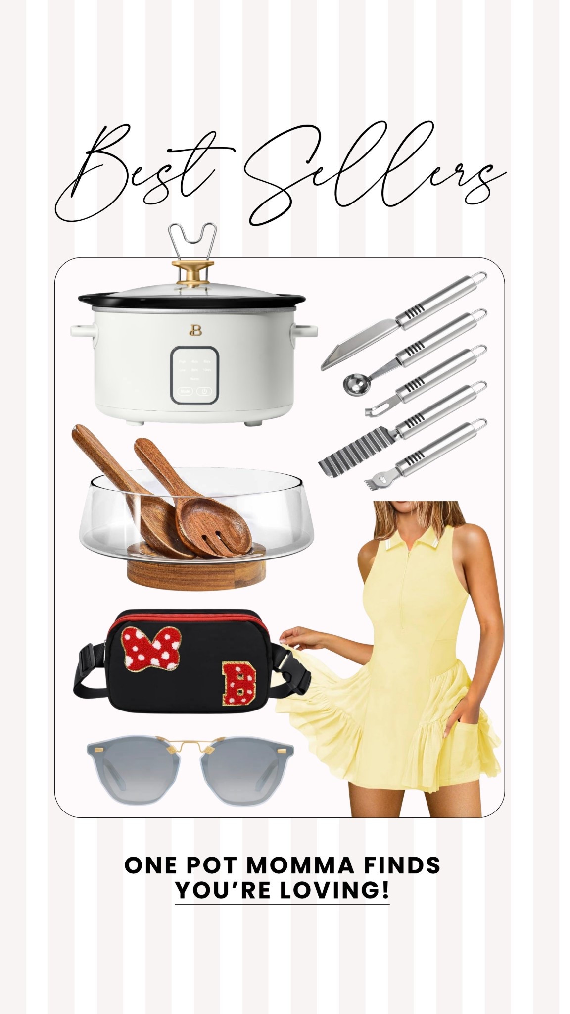 All the things you’ve been loving 🤍

#amazon #tenoisdress #disneyoutfits #walmart #crockpot #yellowdress #aesthetickitchen #krewe #sunglasses


#LTKActive #LTKSaleAlert #LTKHome