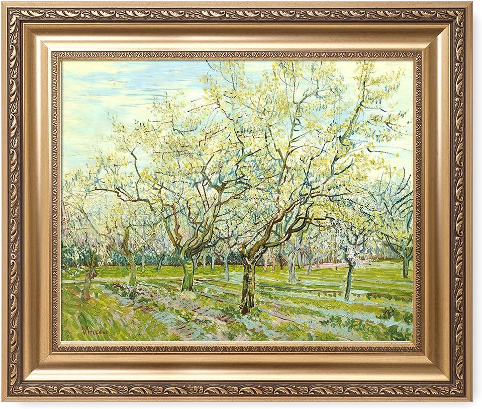 DECORARTS - The White Orchard, Vincent Van Gogh Art Reproduction. Giclee Prints Match with Golden... | Amazon (US)