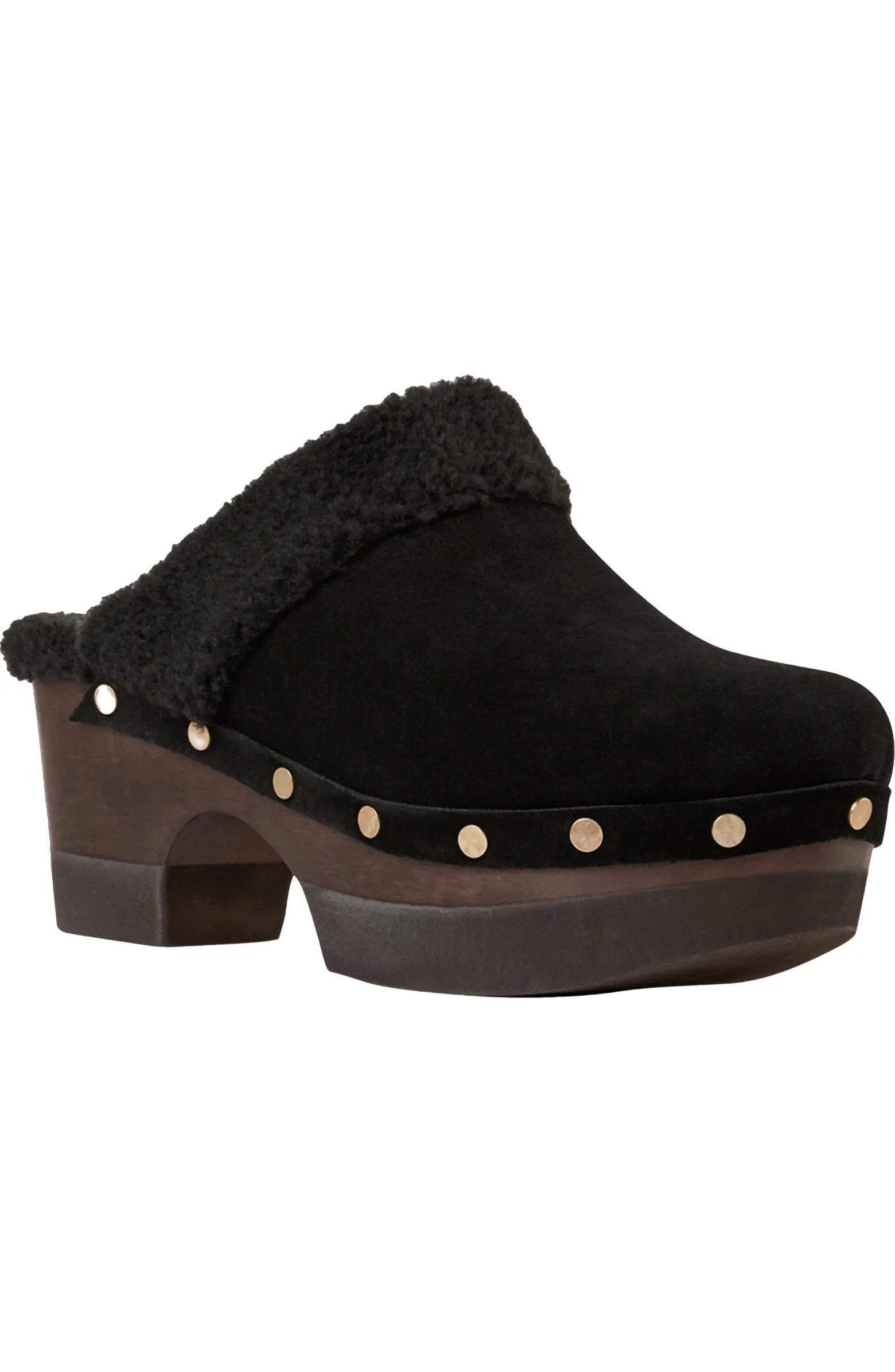 Olivia Faux Shearling Clog (Women) | Nordstrom