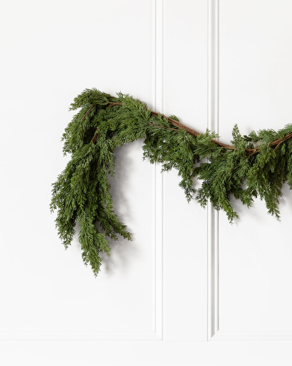 Faux Winter Evergreen 6’ Garland | McGee & Co.
