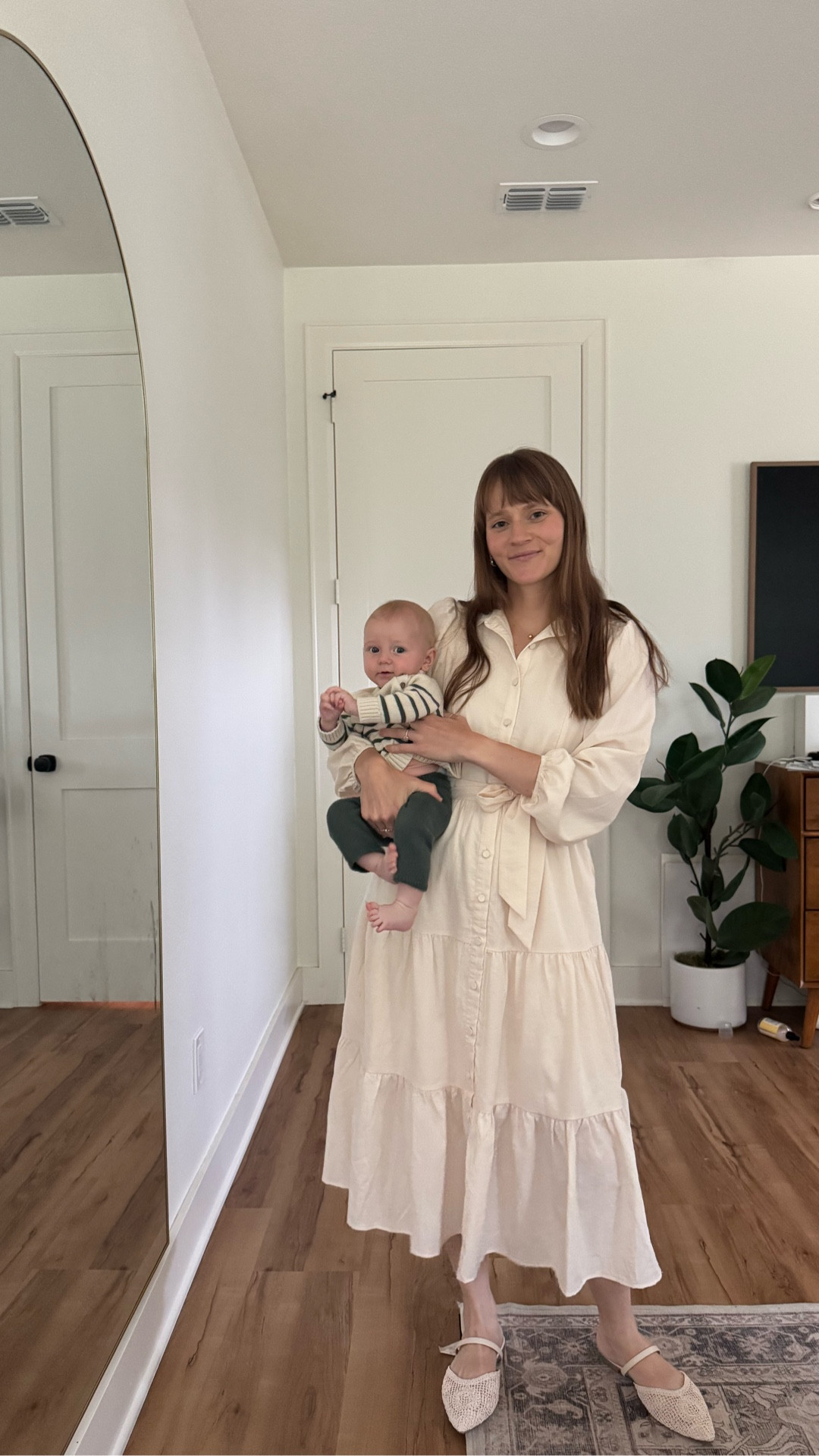 Sunday OOTD. Modest and nursing friendly dress. Wearing a size small 

#LTKdayinmylife #LTKSeasonal #LTKmomlife