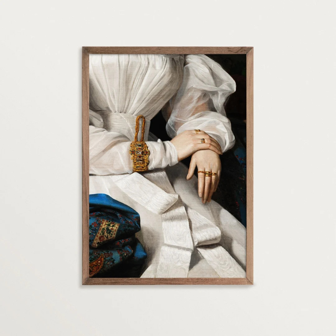 Victorian Wall Art Countess Vintage Portrait Painting Print Modern Antique Print - Etsy | Etsy (US)