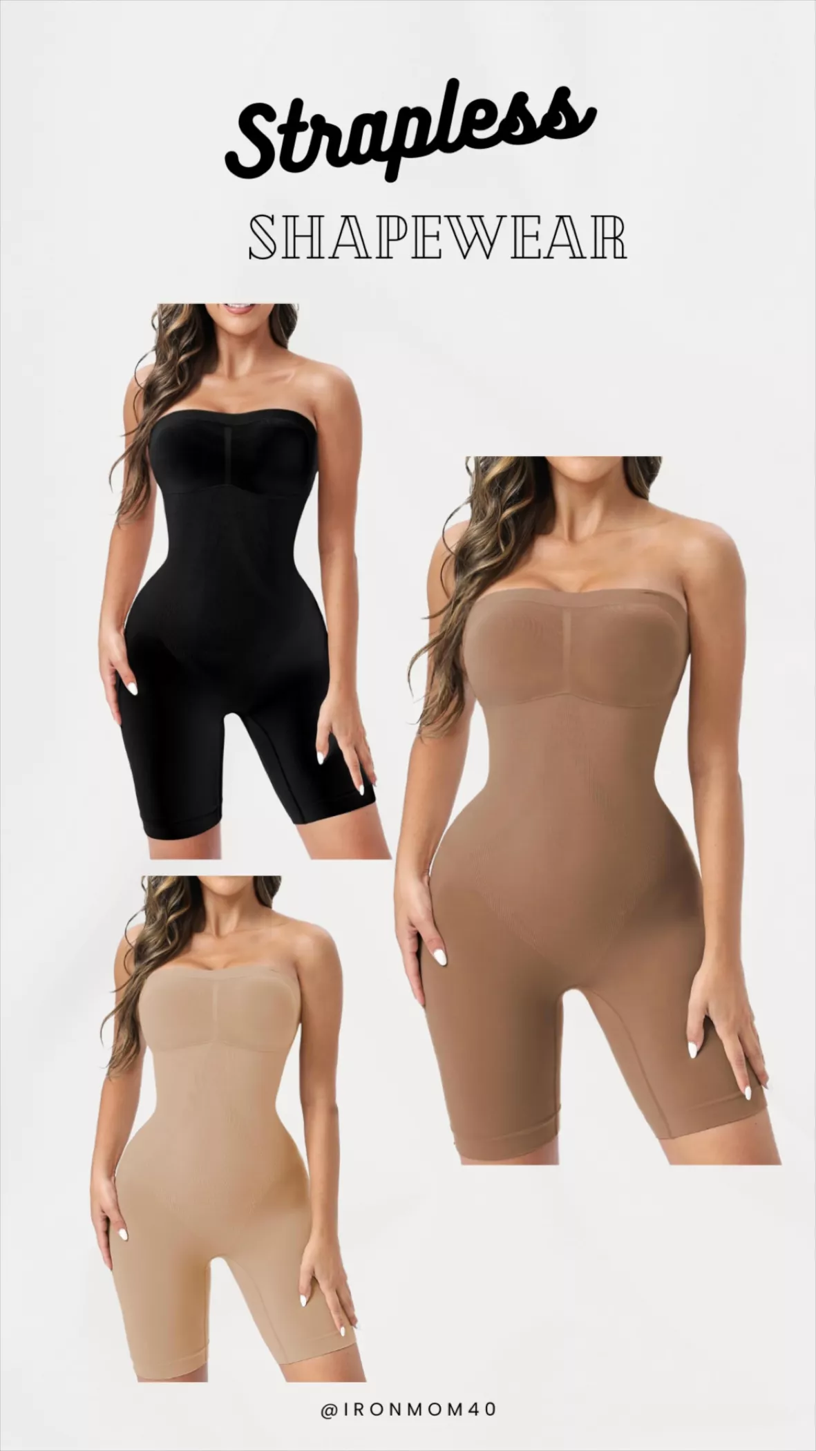 Strapless Shapewear Bodysuit Butt … curated on LTK