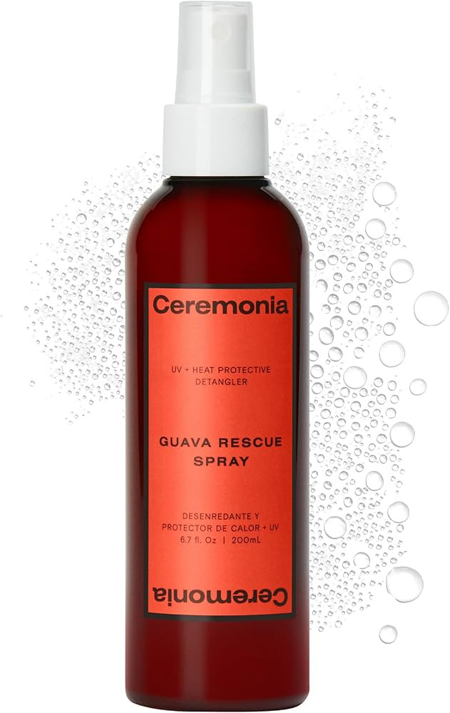 Ceremonia Guava Rescue Spray Superfruit Guava Detangler with UV & Heat Protection, 6.7 Fl Oz | 20... | Amazon (US)