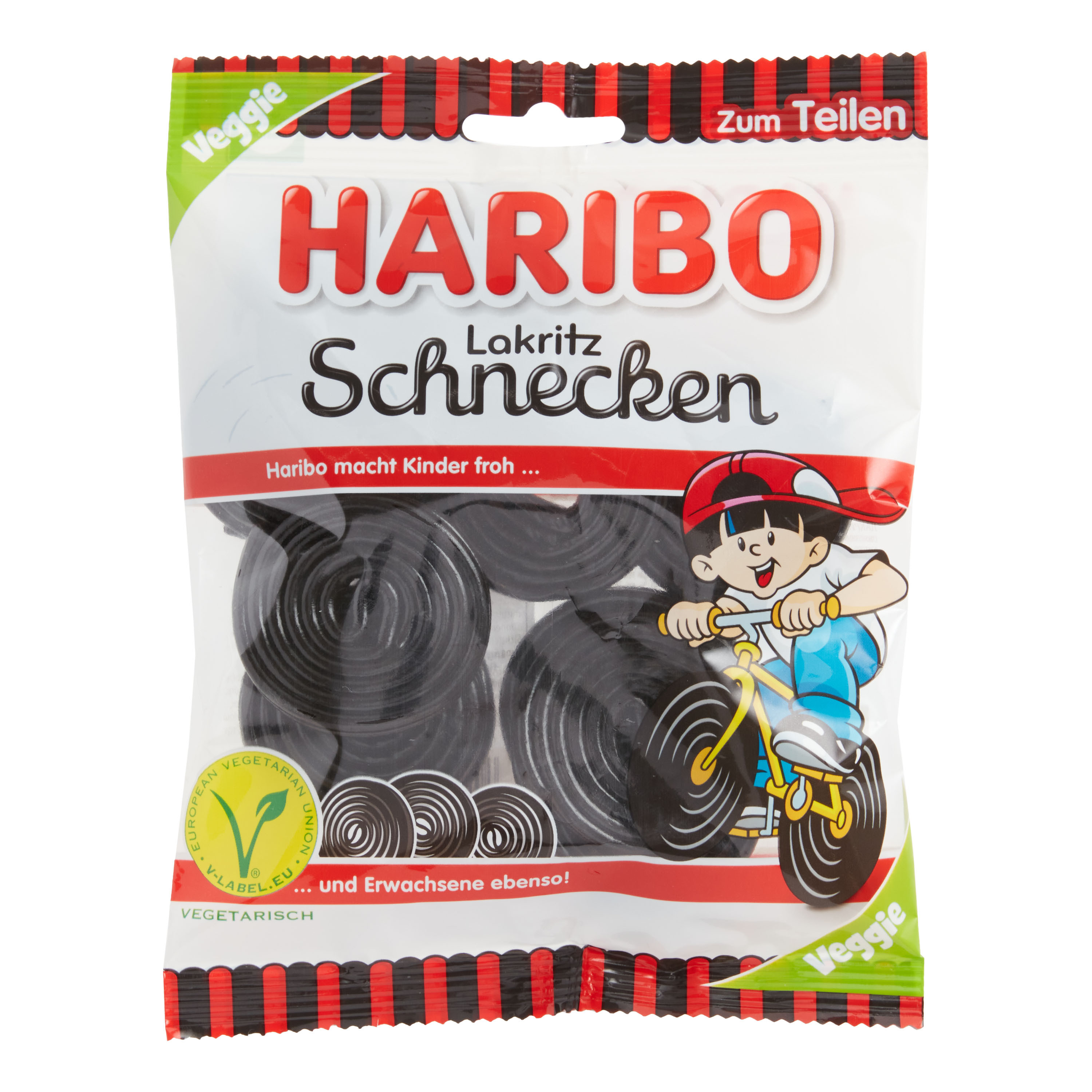 Haribo Black Licorice Wheel Gummy Candy | World Market