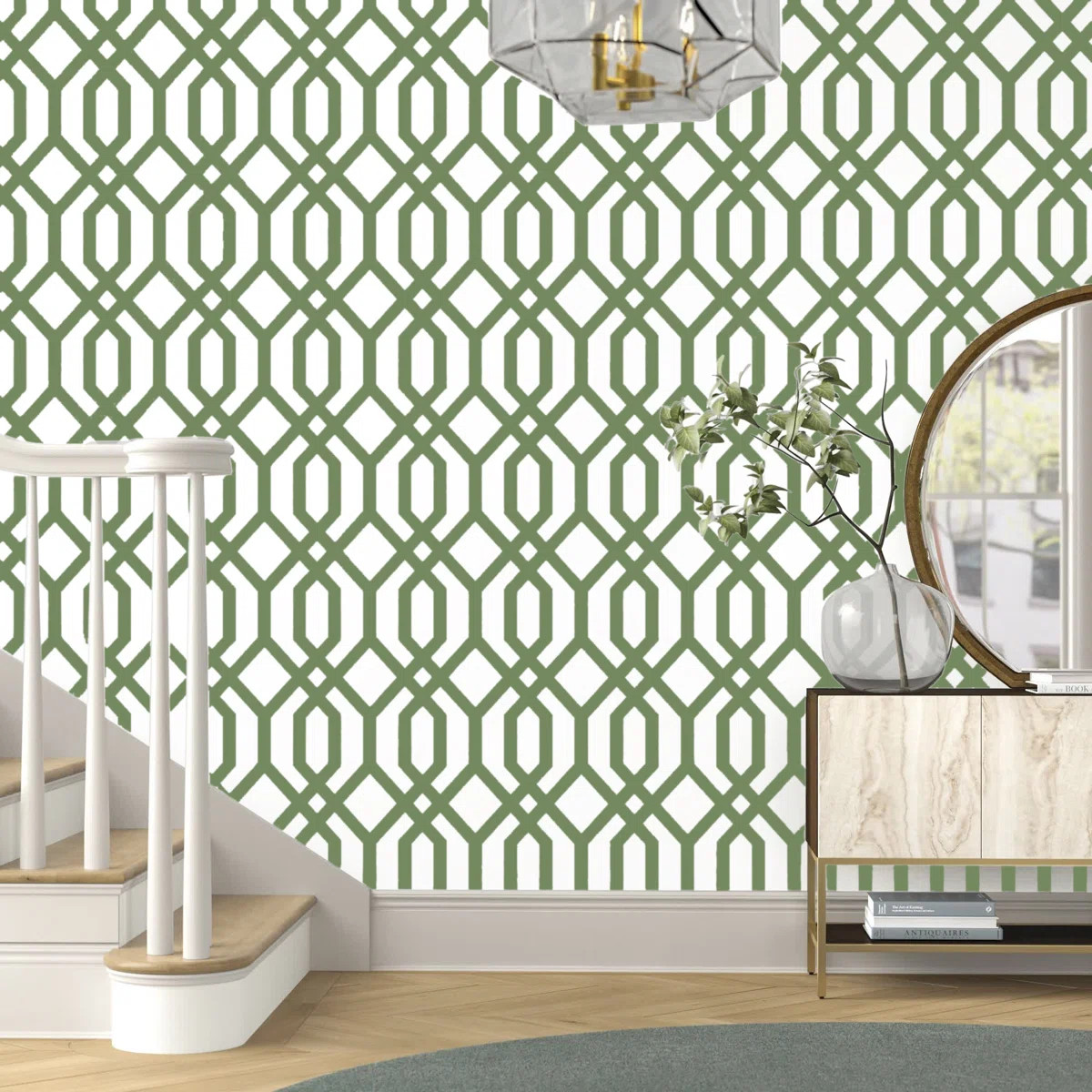 Catone Peel & Stick Geometric Roll | Wayfair North America