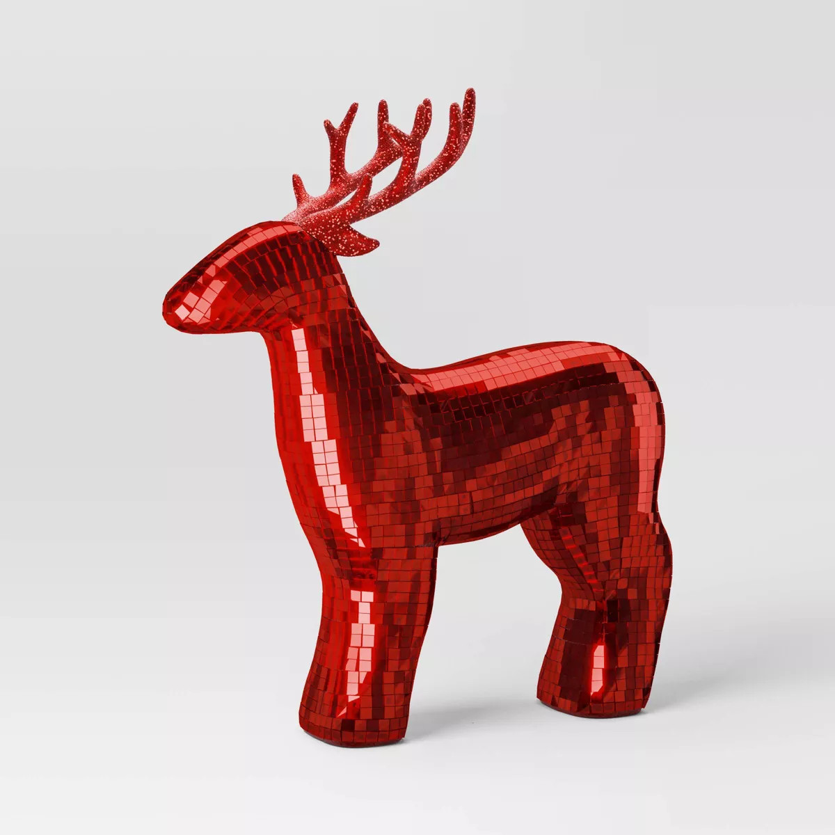 Mirrored Deer Christmas Animal Statue - Wondershop™ | Target
