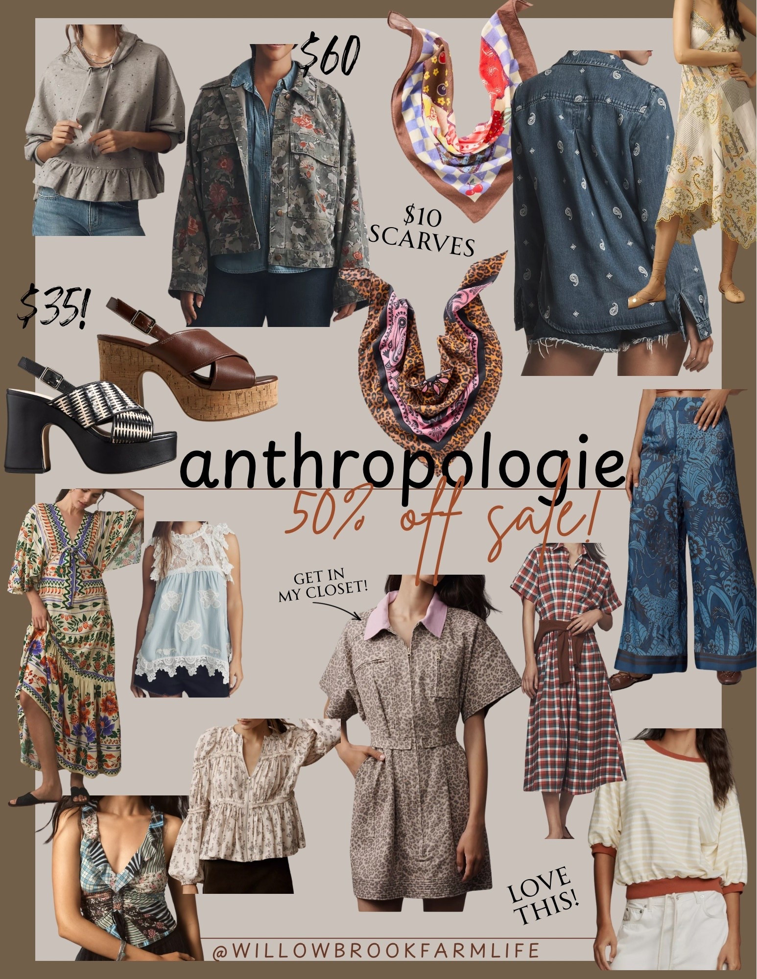 50% off sale at Anthropologie this weekend only!

#LTKFindsUnder100 #LTKU #LTKSaleAlert