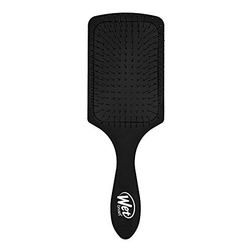 Wet Brush Paddle Detangler Hair Brush Black with Soft Bristles, Perfect Hair Brush for Men, Women and Kids, Detangler for All Hair Types - Blackout | Amazon (US)