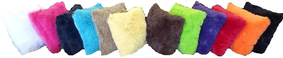 Luxury Mongolian Fluffy Faux Fur Series Square Decorative Throw Pillow Cusion for Couch, 12" x 20... | Walmart (US)