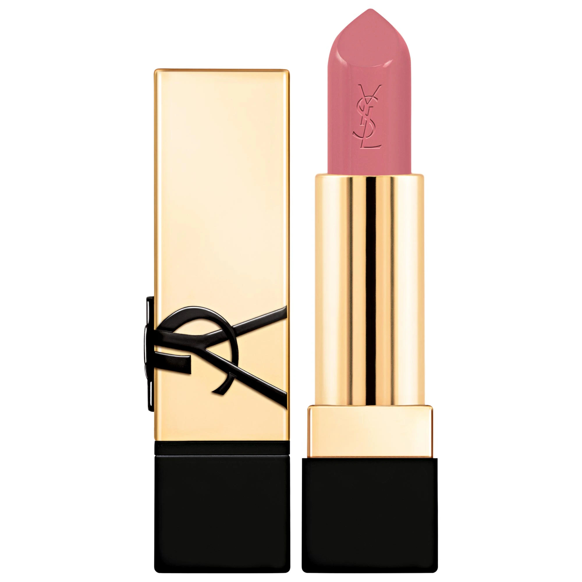 Yves Saint Laurent Rouge Pur Couture Caring Satin Lipstick with Ceramides N44 Nude Lavalliere 0.13 oz / 3.8 g | Sephora (US)