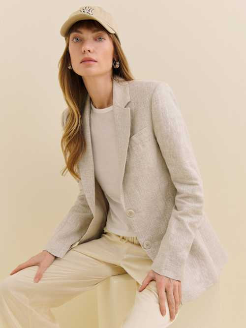 James Linen Blazer | Reformation (Global)