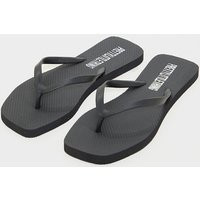 Black Square Toe Flip Flop | PrettyLittleThing US