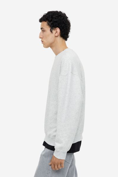 Loose Fit Sweatshirt - Dusty pink - Men | H&M US | H&M (US + CA)
