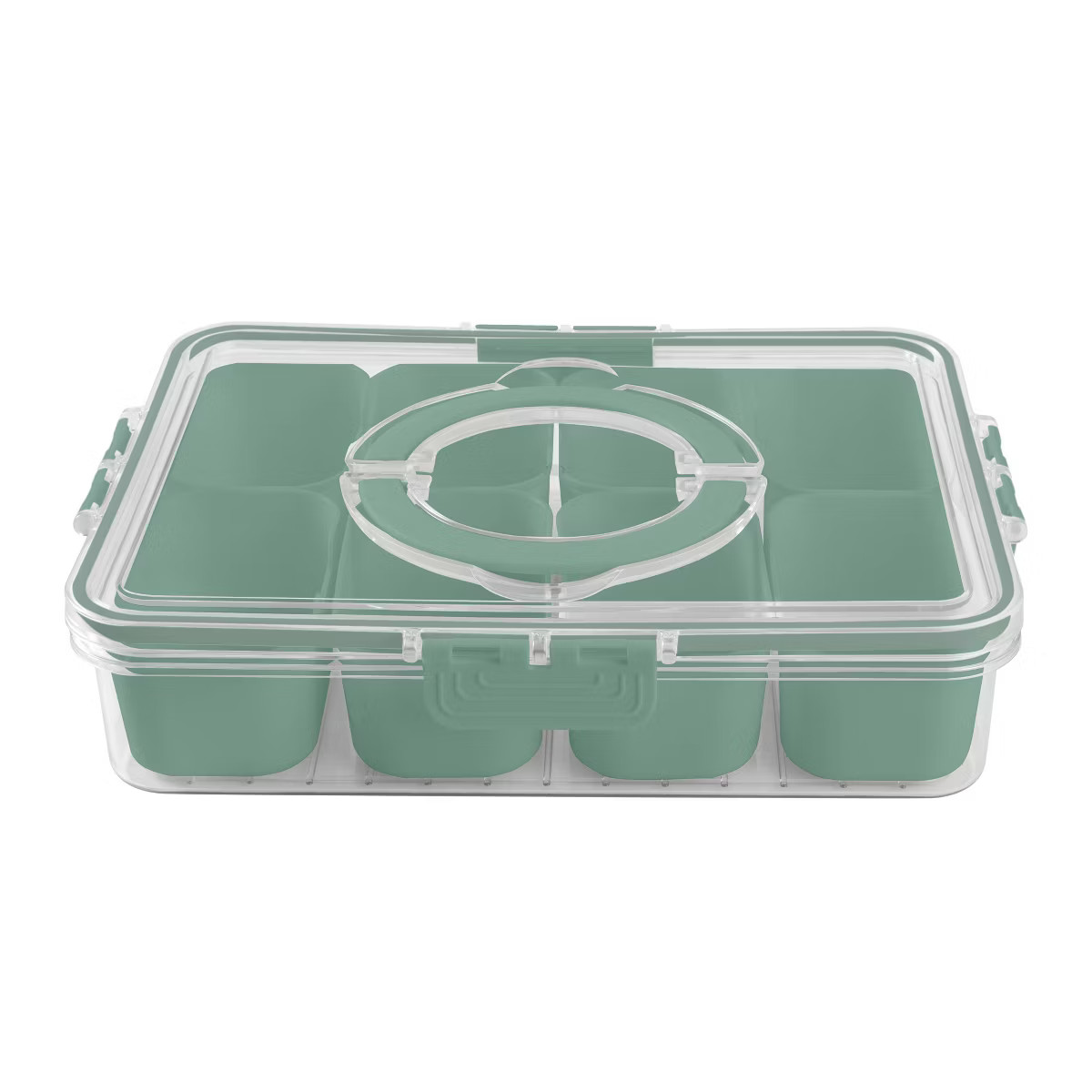 Cook With Color 8 Compartment Snack Box with Handle | Target