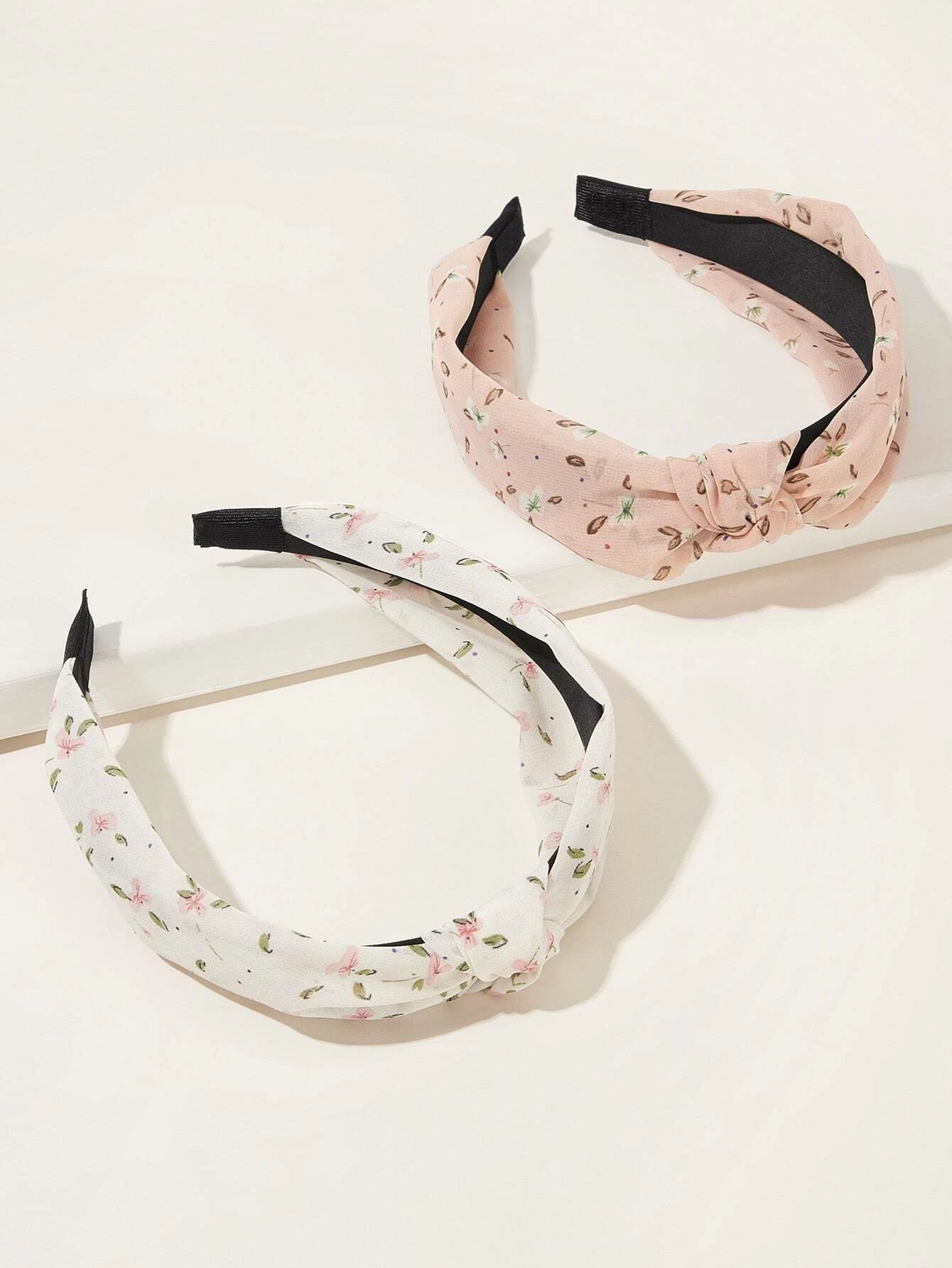 2pcs Ditsy Floral Pattern Headband | SHEIN