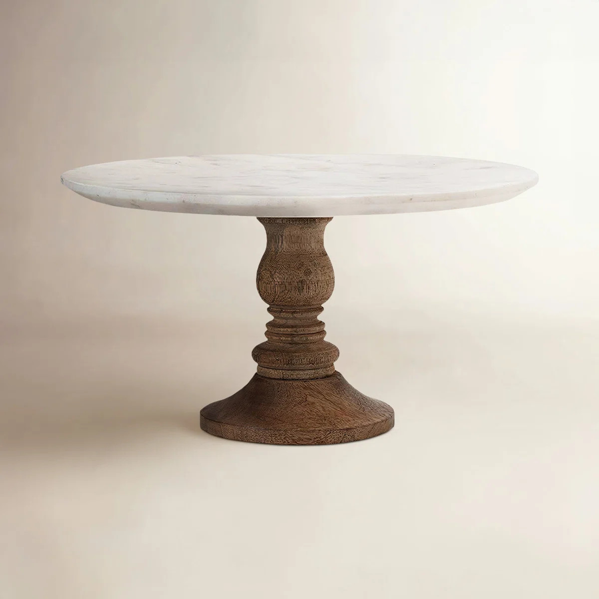 Birch Lane\u2122 Lissa Marble and Wood Cake Stand & Reviews | Birch Lane | Birch Lane
