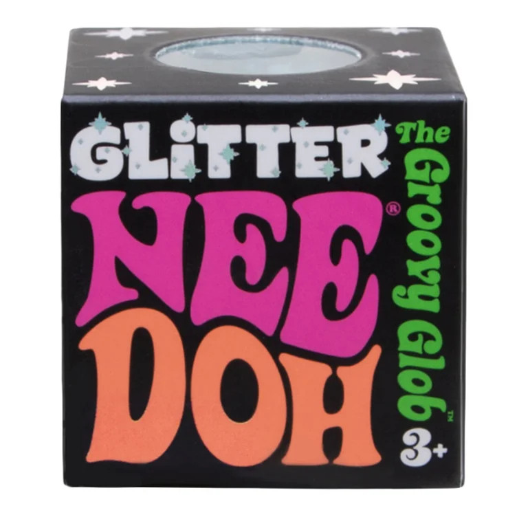 Needoh Glitter Groovy Glob Sensory Stress Ball (1 Random Color Variation) | Walmart (US)
