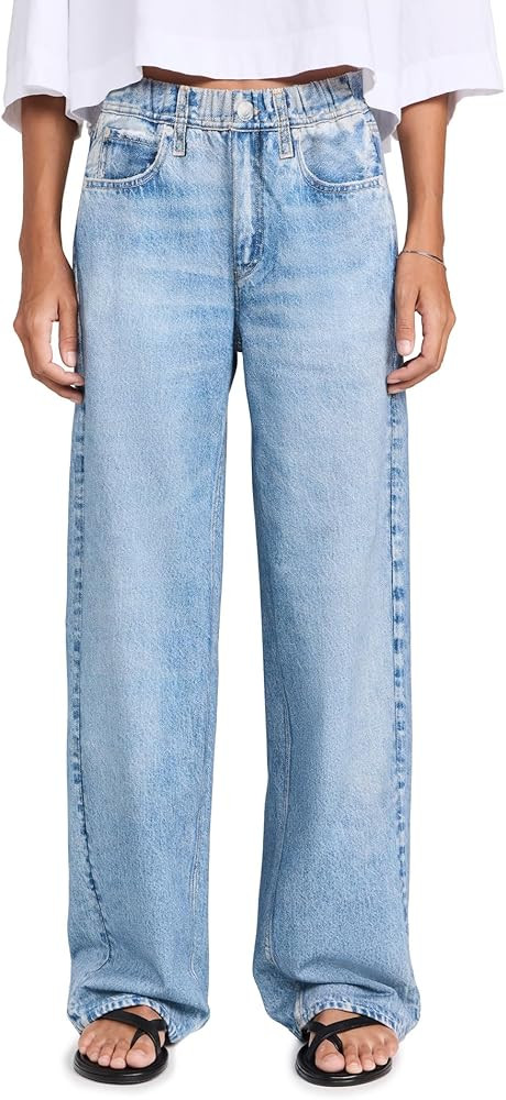 rag & bone Women's Miramar Wide Leg Jeans | Amazon (US)