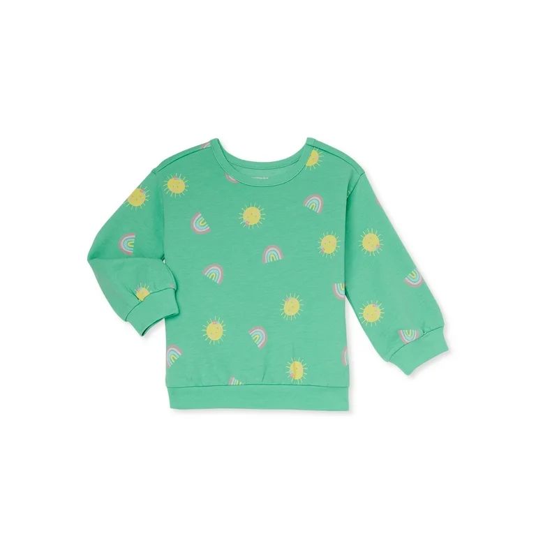 Garanimals Toddler Girl Print Fleece Top, Sizes 12 Months-5T | Walmart (US)