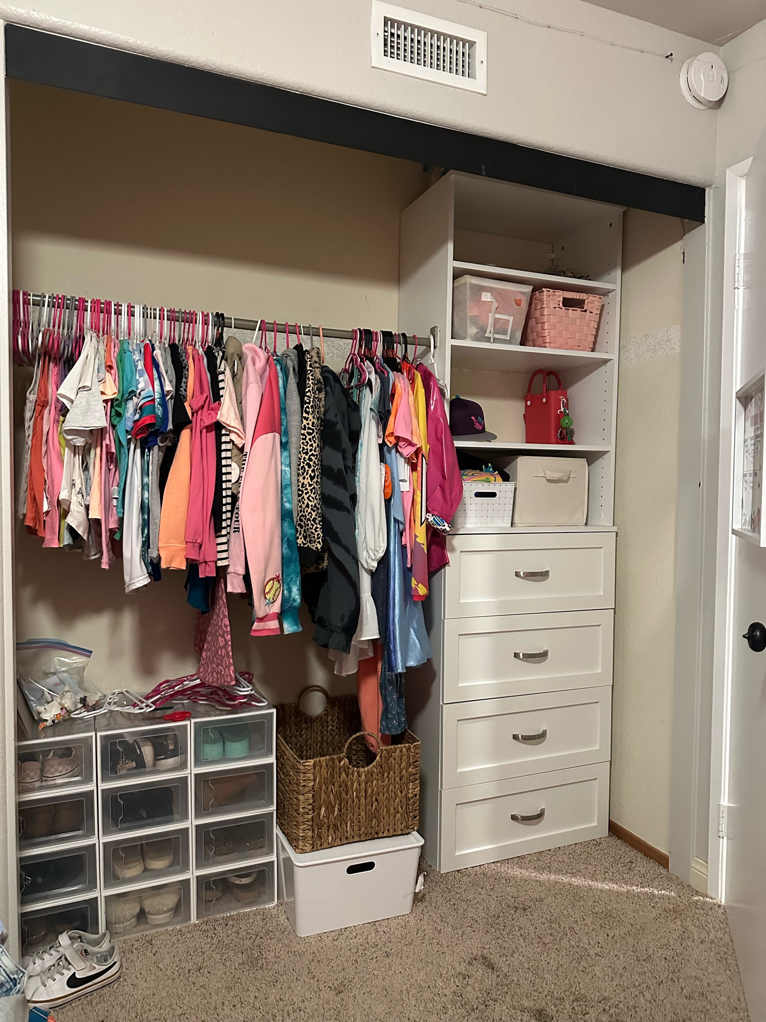 Closet makeover with built in drawers and shelves from Home Depot  

#LTKFamily